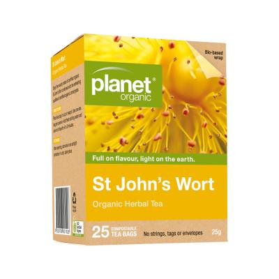 Planet Organic Organic Herbal Tea St John's Wort x 25 Tea Bags